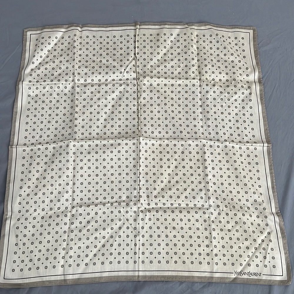 Authentic Vintage YSL Yves Saint Laurent Handkerchief